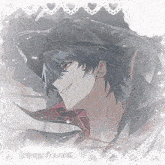 a drawing of a man with the words briump 4ever written below him