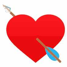 heart with arrow symbols joypixels pierced heart cupid arrow