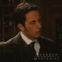 Sighs Constable George Crabtree GIF - Sighs Constable George Crabtree Murdoch Mysteries GIFs