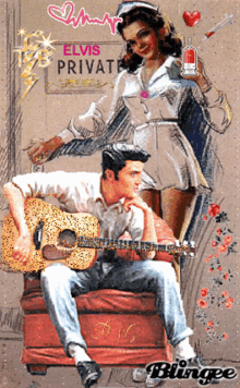 Elvis Presley Guitar GIF