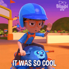 It Was So Cool Blippi GIF - It Was So Cool Blippi Blippi Wonders - Educational Cartoons For Kids GIFs