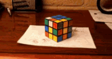 rubics cube illusion