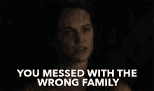 You Messed With The Wrong Family You Messed With The Wrong Person GIF - You Messed With The Wrong Family You Messed With The Wrong Person Lara Croft GIFs