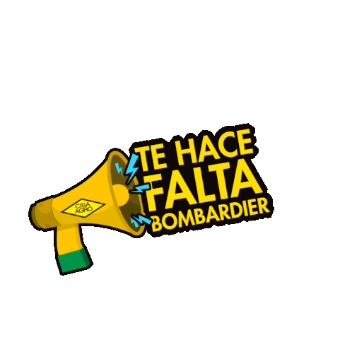 Te Hace Falta Bombardier Bombazo De Energia Sticker - Te Hace Falta Bombardier Bombardier Bombazo De Energia Stickers