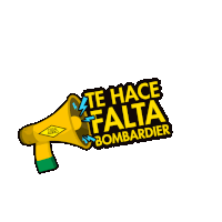 Te Hace Falta Bombardier Bombazo De Energia Sticker