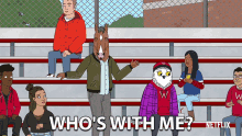Whos With Me Bojack GIF - Whos With Me Bojack Will Arnett GIFs