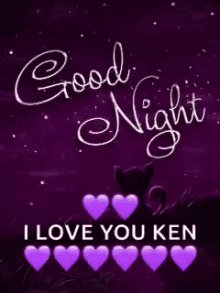 Good Night I Love You Ken GIF - Good Night I Love You Ken Greetings GIFs