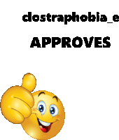 Clostraphobia_eapproves Sticker - Clostraphobia_eapproves Stickers