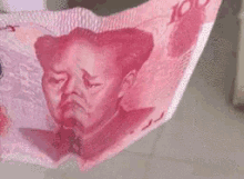 chinese money yuan money bill evil