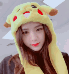 Jisoo Blackpink Bunny Ears GIF - Jisoo Blackpink Bunny Ears Pikachu GIFs
