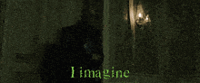 a man is standing in a dark room with the words that right now you 're feeling