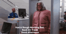 Rough Morning Good Afternoon GIF - Rough Morning Good Afternoon Back On Track GIFs