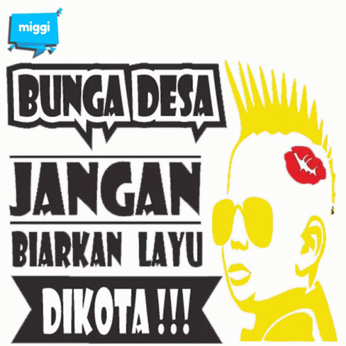 Miggi Bunga Desa Sticker - Miggi Bunga Desa - Discover & Share GIFs