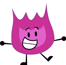purple smiling