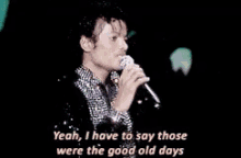 Good Old Days GIF - Good Old Days Those Were The Good Old Days Michael Jackson GIFs