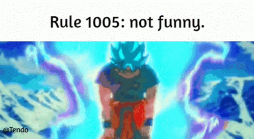 Rule1005 Not Funny GIF - Rule1005 Not Funny Goku - Discover & Share GIFs