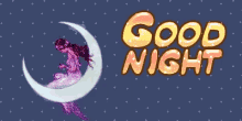 Busu3s Good Night GIF - Busu3s Good Night Half Moon GIFs