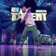 Bailando Matias Villalba GIF - Bailando Matias Villalba Got Talent Argentina GIFs