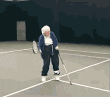 Old Tennis Lady GIF - Old Tennis Lady GIFs