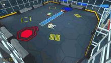 a screenshot of a video game with the word bashbots on the floor