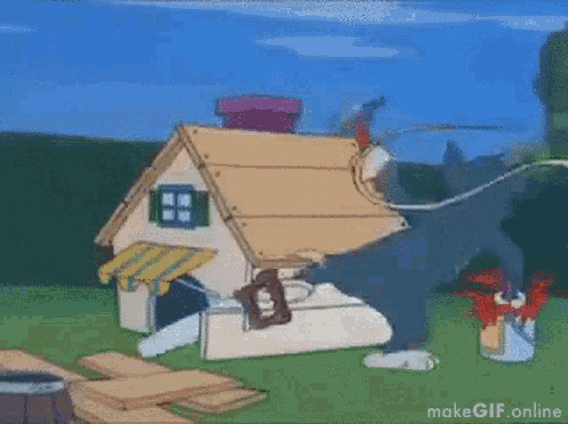 Yusef Building House GIF - Yusef Building House Why GIFs