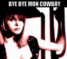 Mitsou Bye Bye Mon Cowboy GIF - Mitsou Bye Bye Mon Cowboy 80s Music GIFs