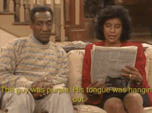 Bill Cosby Cosby Show GIF - Bill Cosby Cosby Show The Guy Was Purple His Tongue Was Hanging Out GIFs