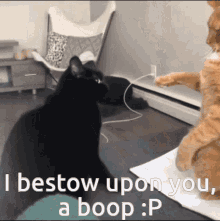 I Bestow Upon You A Boop Ollie Boop GIF - I Bestow Upon You A Boop Ollie Boop Ollie And Lauren Boop GIFs