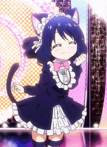 dance anime girl cute kawaii
