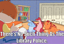 Harry And His Bucket Full Of Dinosaurs Library Police GIF - Harry And His Bucket Full Of Dinosaurs Library Police Library GIFs