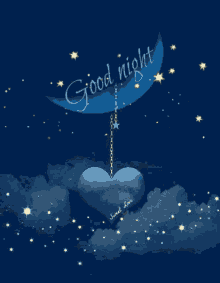 Good Night Stars GIF - Good Night Stars Moon GIFs