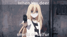the deer smells of sulfur skinwalker deer saturiku no tenshi angels of death