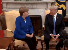 Angela Merkel Donald Trump GIF - Angela Merkel Donald Trump Chancellor Of Germany GIFs