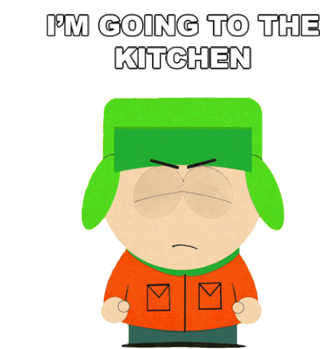 Im Going To The Kitchen Kyle Broflovski Sticker - Im Going To The Kitchen Kyle Broflovski South Park Stickers