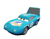 The King Cars Movie Sticker - The King Cars Movie Cars Video Game Stickers