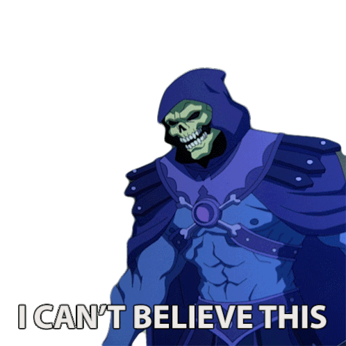 I Cant Believe This Skeletor Sticker - I Cant Believe This Skeletor Masters Of The Universe Revelation Stickers