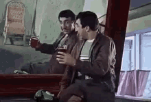 Cheers Mirror GIF - Cheers Mirror Reflection GIFs