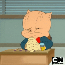 Sorprendido Porky GIF - Sorprendido Porky Looney Tunes GIFs