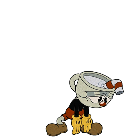 I Have An Idea Cuphead Sticker - I Have An Idea Cuphead The Cuphead Show Stickers