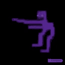 hombre morado purple man dancing
