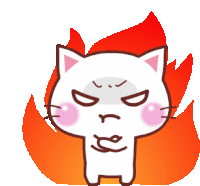 Angry Kitty Sticker - Angry Kitty Cat Stickers