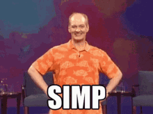 Simp Pointing GIF - Simp Pointing Colin Mochrie GIFs