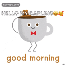 Good Morning - Animated Coffee Cup Good Morning Wishes GIF - Good Morning - Animated Coffee Cup Good Morning Wishes Good Morning Greeting GIFs