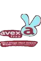 avex trax next stage next dream logo with a bunny on it