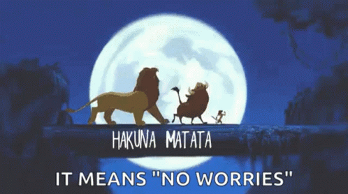 Lion King Hakuna Matata GIF - Lion King Hakuna Matata Timone GIFs