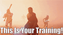 ahsoka tv show this is your training anakin skywalker training train