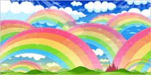 Rainbow Clouds GIF