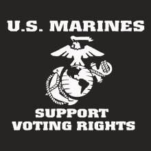 Us Marines Support Voting Rights GIF - Us Marines Support Voting Rights Veterans Day GIFs