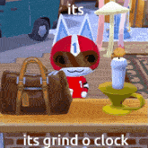 Kid Cat Animal Crossing Grind O Clock GIF