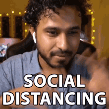 Social Distancing Abish Mathew GIF - Social Distancing Abish Mathew Son Of Abish GIFs